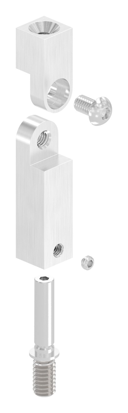 Gelenkstift aus 14x14mm, L: 68mm, V2A