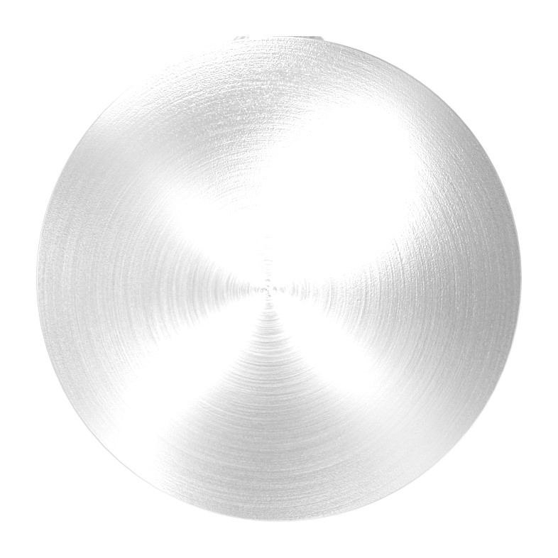 Querstabhalter für geraden Anschluss, Sackloch rechts 12,2mm, V2A