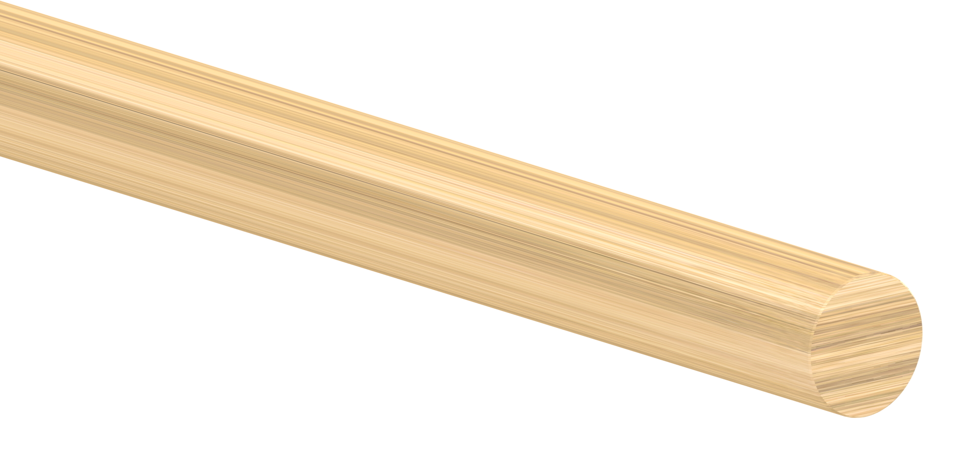 Holzhandlauf Eiche, Ø 42mm, L: 3000mm