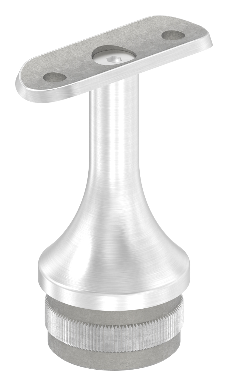 Rohrabschlussstopfen für Rohr 42,4x2,0mm, Handlaufanschlussplatte: 42,4mm, V2A