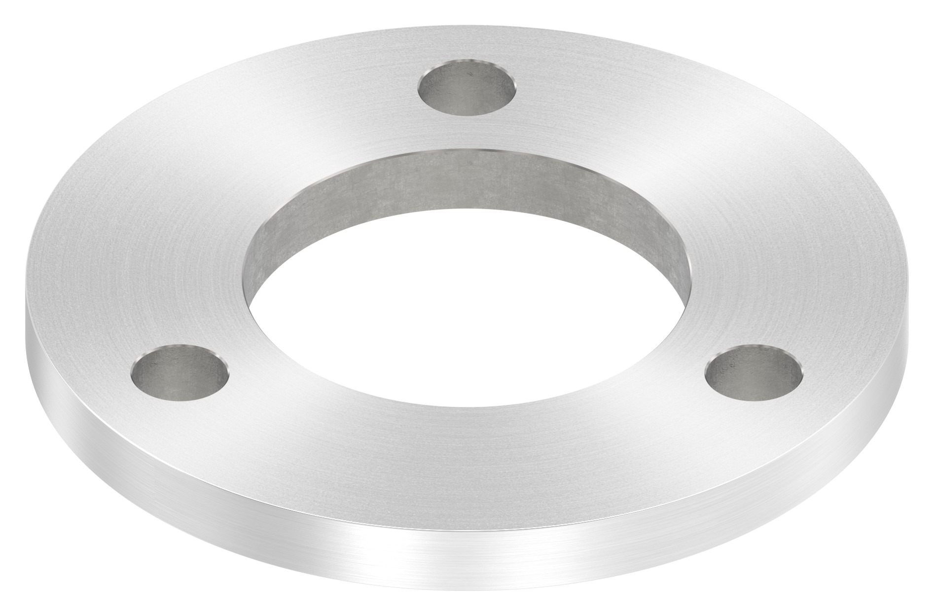 Ankerplatte Ø 120x10mm, mit Rundschliff, V2A
