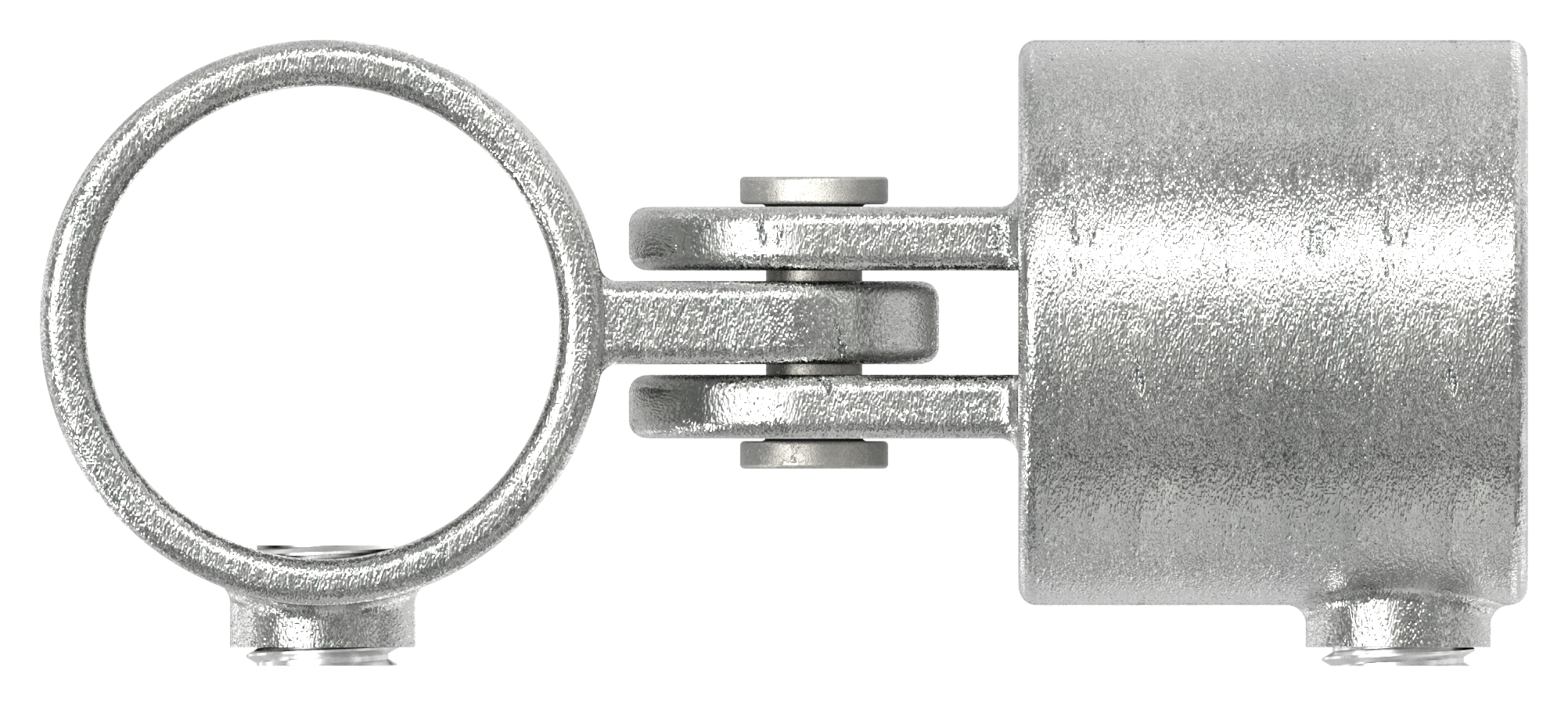 Verbinder, variabel, für Rohr Ø 48,3mm