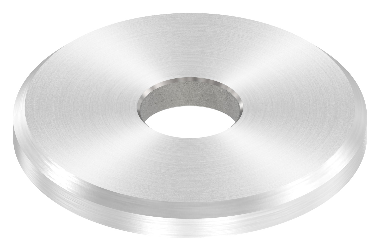 Beilagscheibe 30x3mm mit Fase, Bohrung 8,5mm, V2A