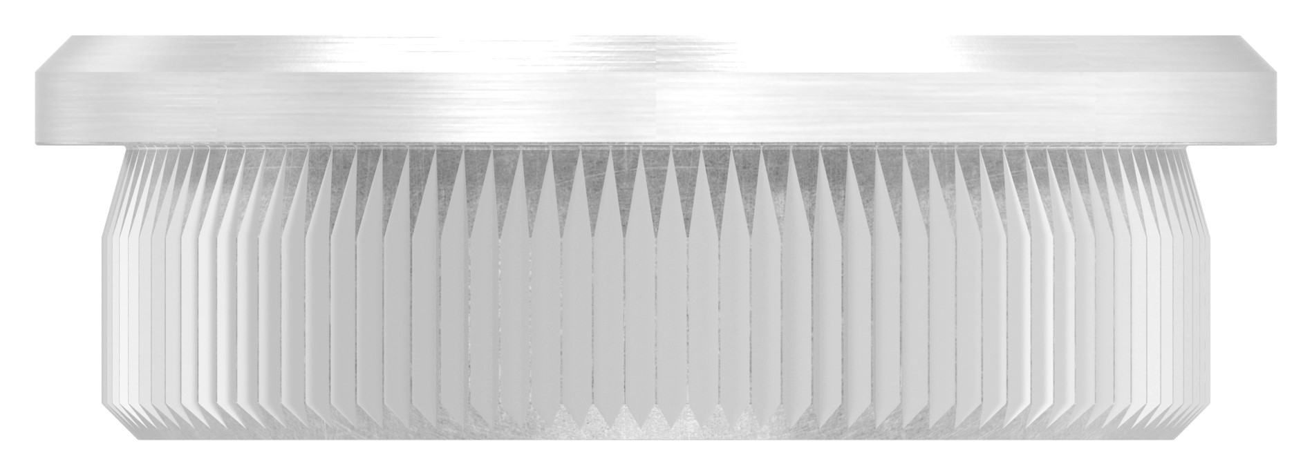 Rohrabschlussstopfen, für Rohr 33,7x2,0mm, V2A