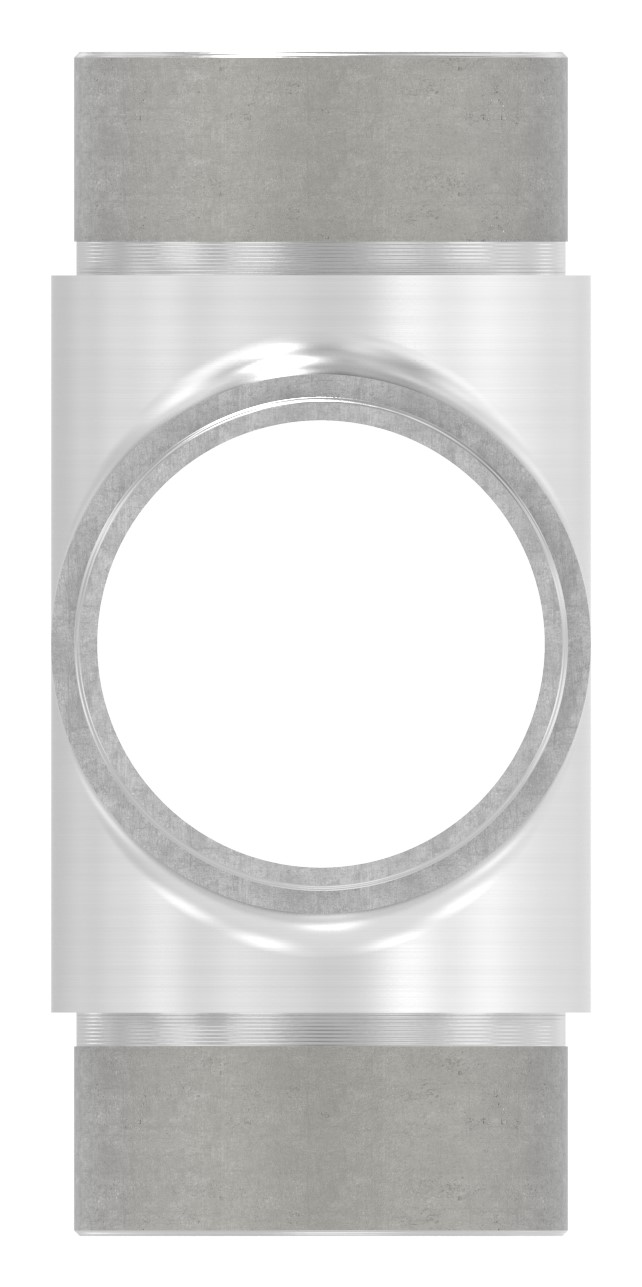 Kreuzstück, für Rohr 48,3x2,0mm, V2A