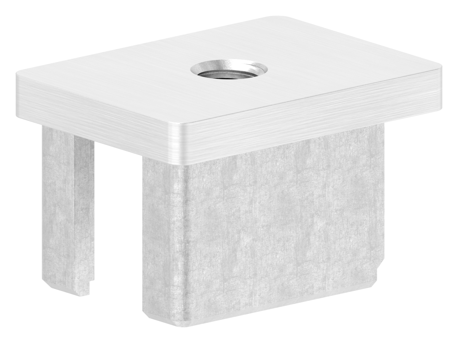 Einsteckkappe, für Rohr 40x30x2,0mm, V4A