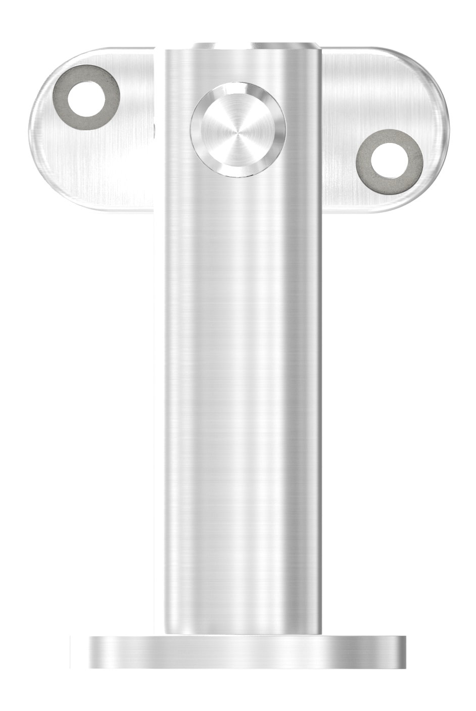 Handlaufhalter mit Gelenk, Handlaufanschlussplatte 42,4mm, V2A