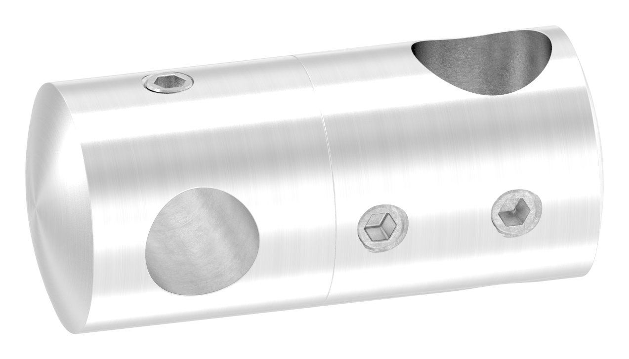 Doppelquerstabhalter mit 12,2 und 10,2mm Bohrung, V2A