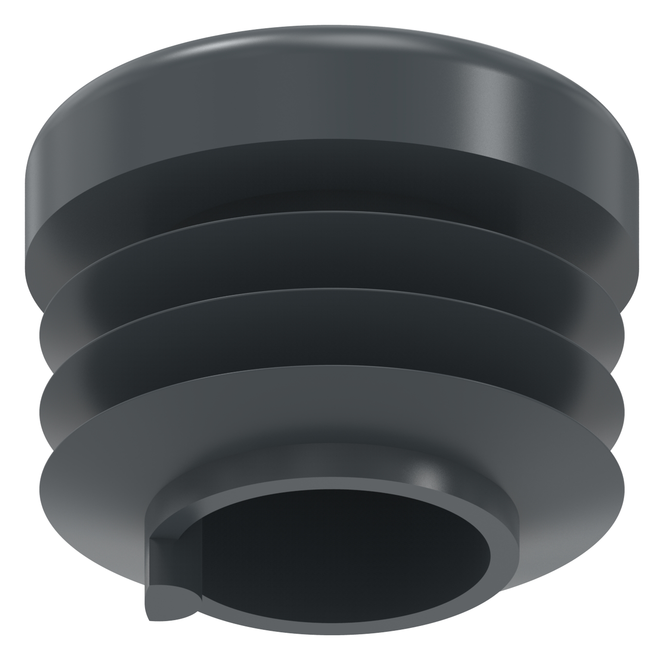 Kunststoffkappe für Rundrohr 21,3mm