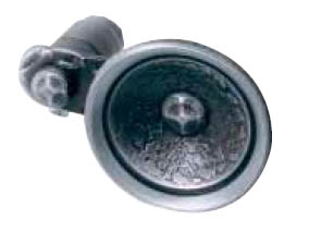 Drückerknopf Ø 60mm, einzeln, gekröpft