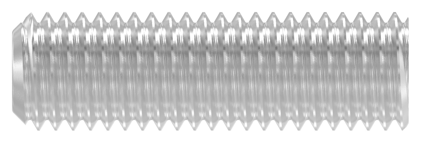 Gewindestift M12x40, V2A, DIN 913 / ISO 4026