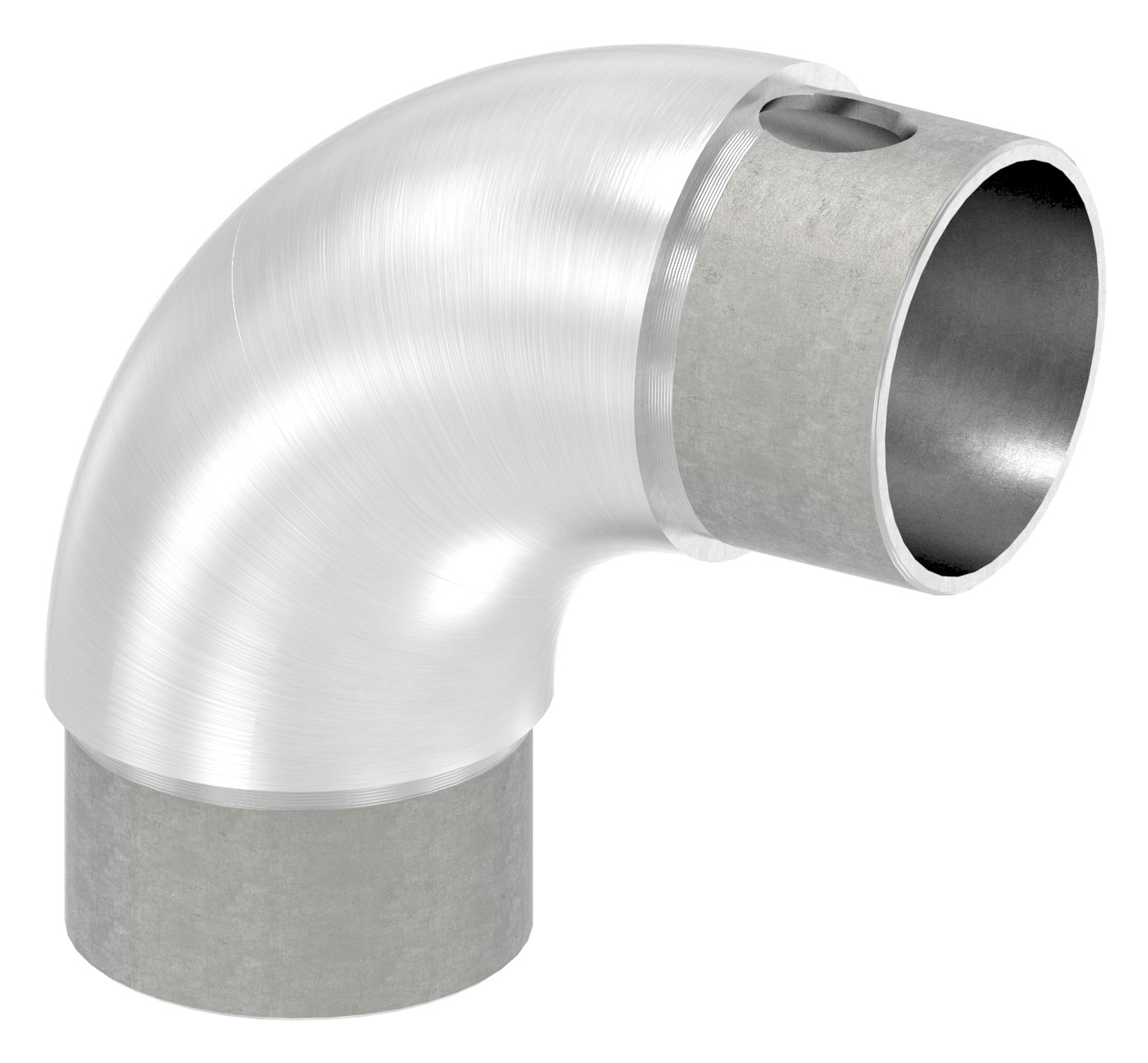 Rohrbogen 90°, verstellbar, für Rohr 48,3x2,0mm, V2A