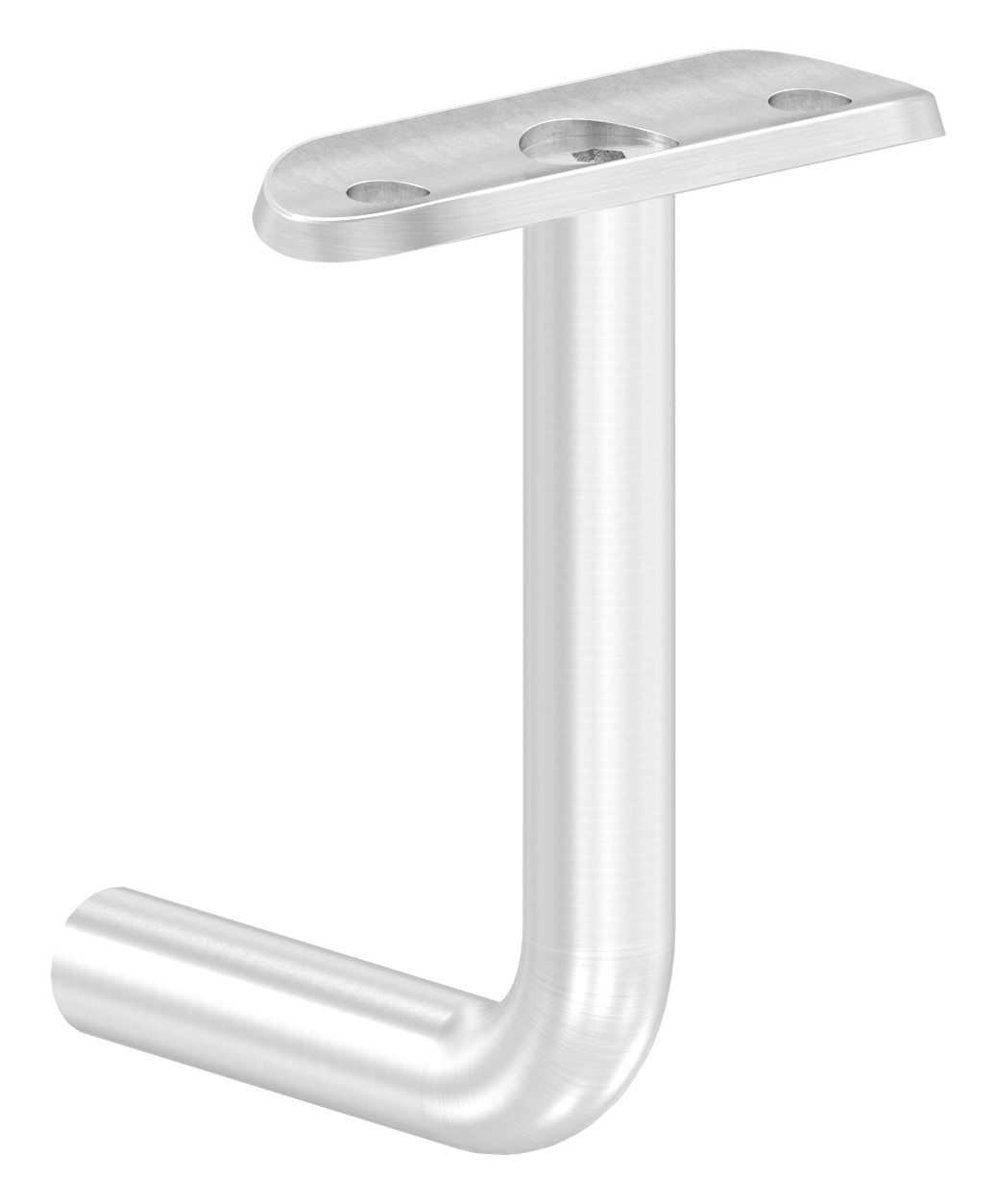 Bügel Ø 12mm mit Handlaufanschlussplatte 48,3mm, V2A Bügel Ø 12mm mit Handlaufanschlussplatte 48,3mm, V2A