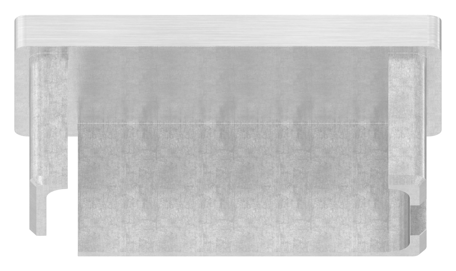 Einsteckkappe, für Rohr 60x30x2,0mm, V4A