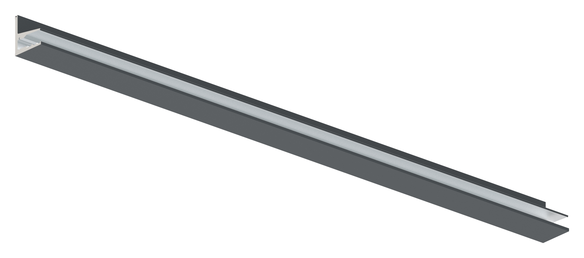 Vordachprofil eleganza canopy, L: 1805mm, RAL7016