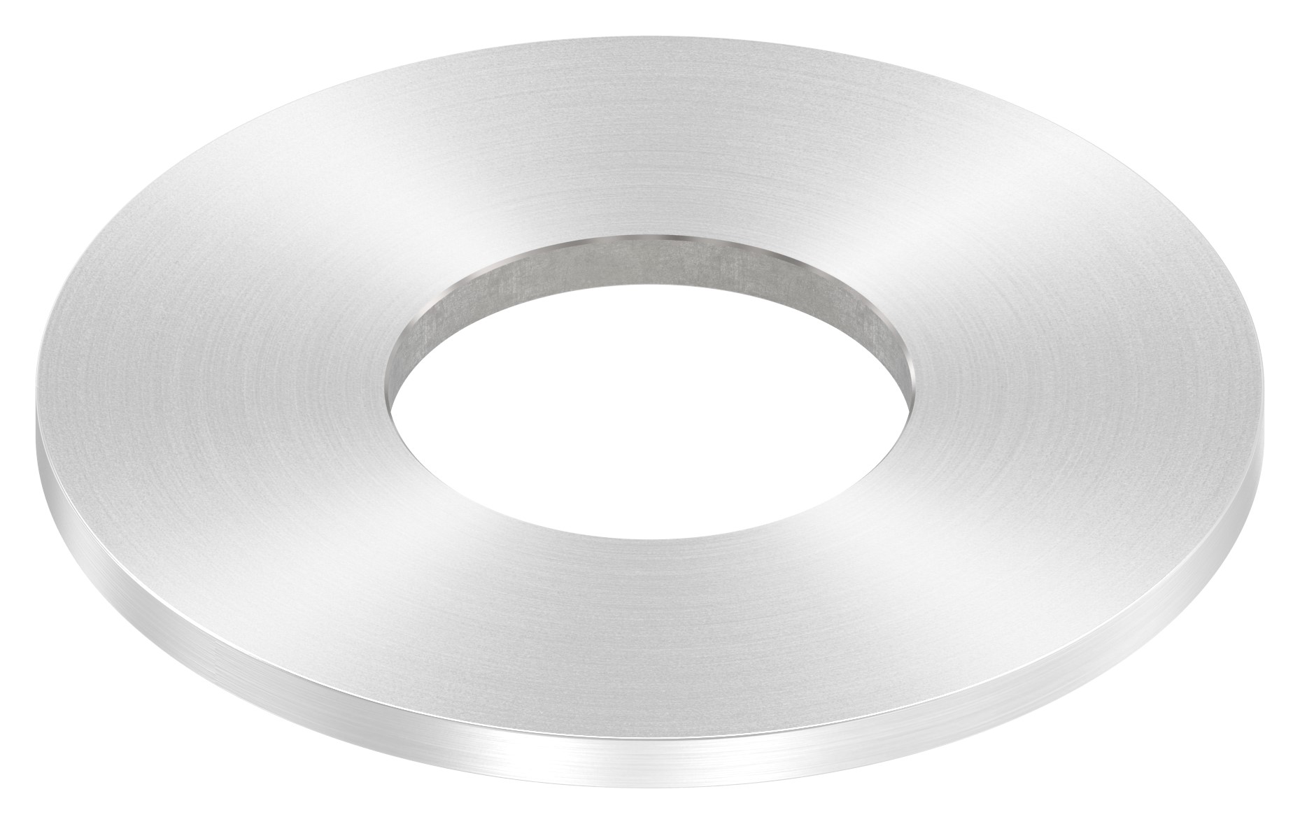 Ankerplatte Ø 80x4mm, mit Rundschliff, V2A