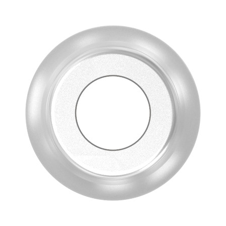 Zierhülse mit Durchgangsbohrung 12,5mm, V2A