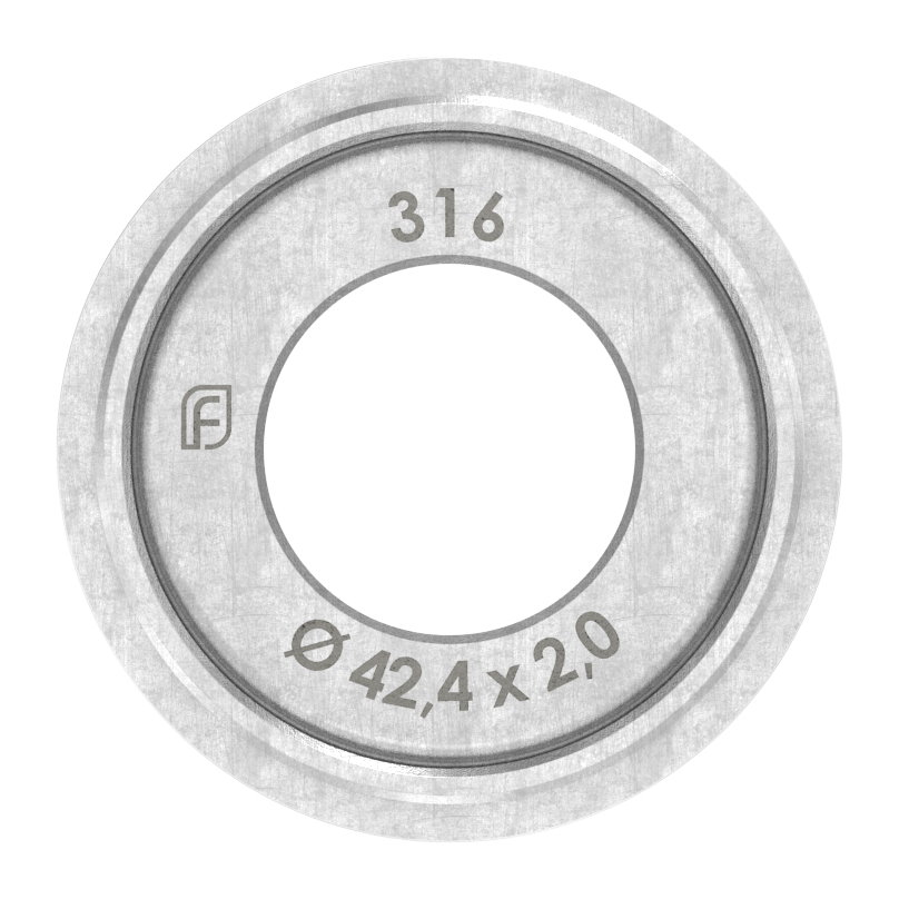 Verbinder für Nutrohr 42,4x1,5mm, V4A
