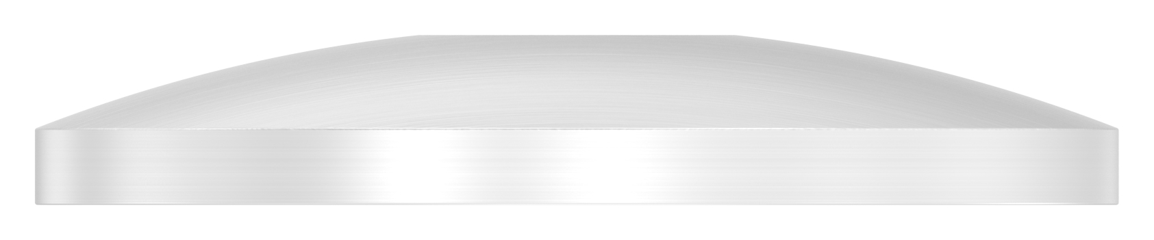 Gewölbte Schale, Ø 42,4mm, mit Bohrung 12,2mm, V2A