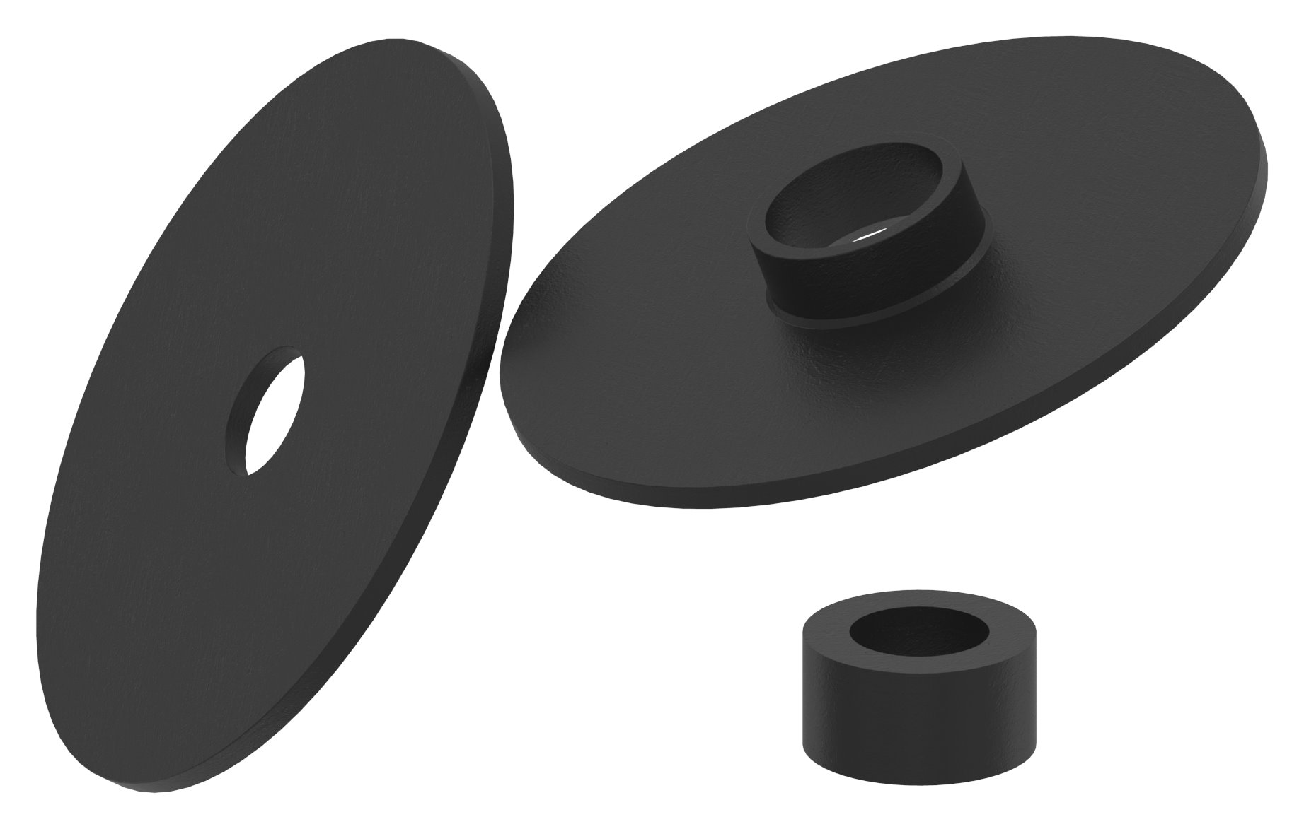 Gummipaar für 62mm Glaspunkthalter