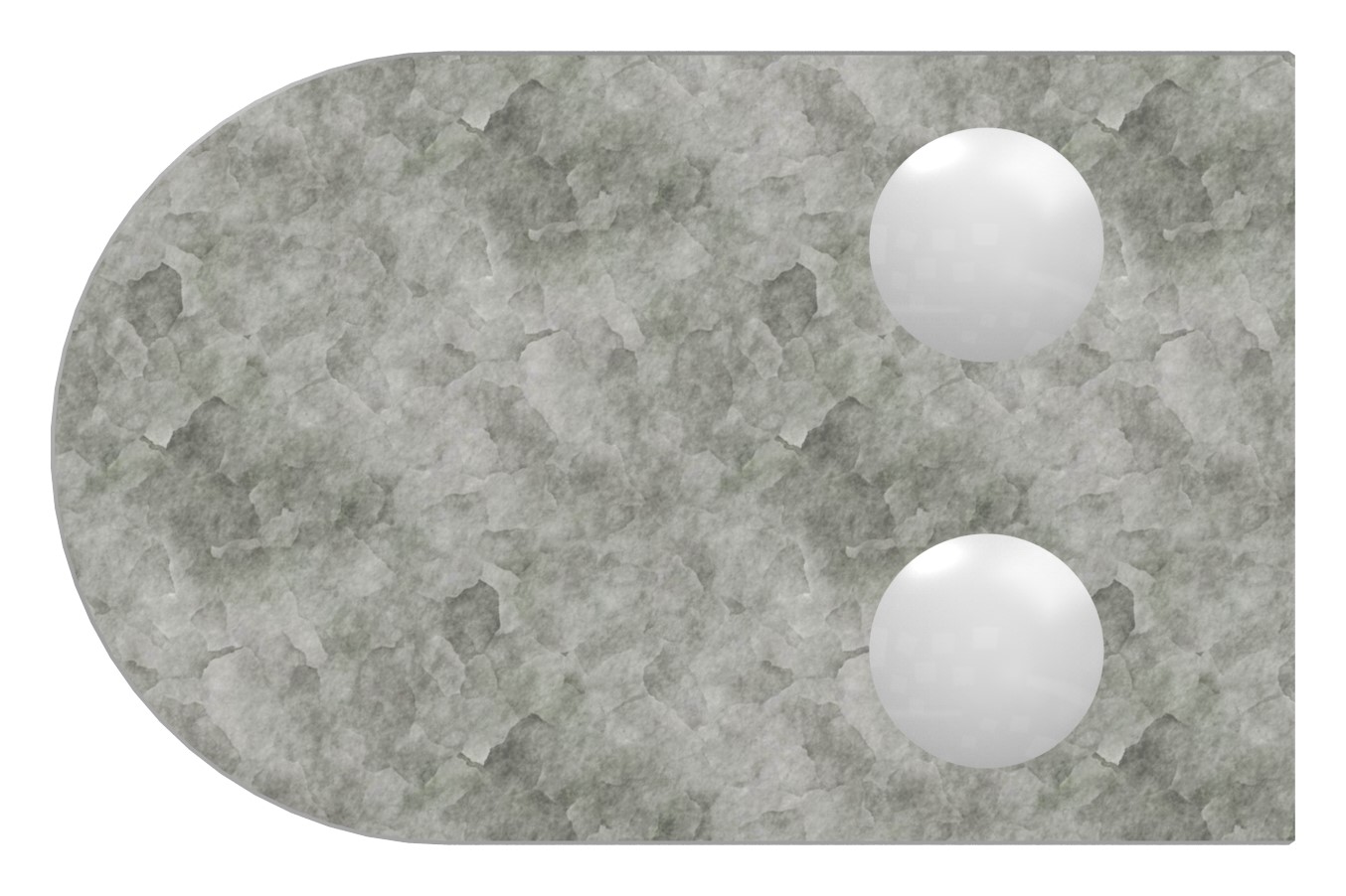 Glasklemme Mod. 32, Anschluss: 33,7mm, Zink roh Glasklemme Mod. 32, Anschluss: 33,7mm, Zink roh