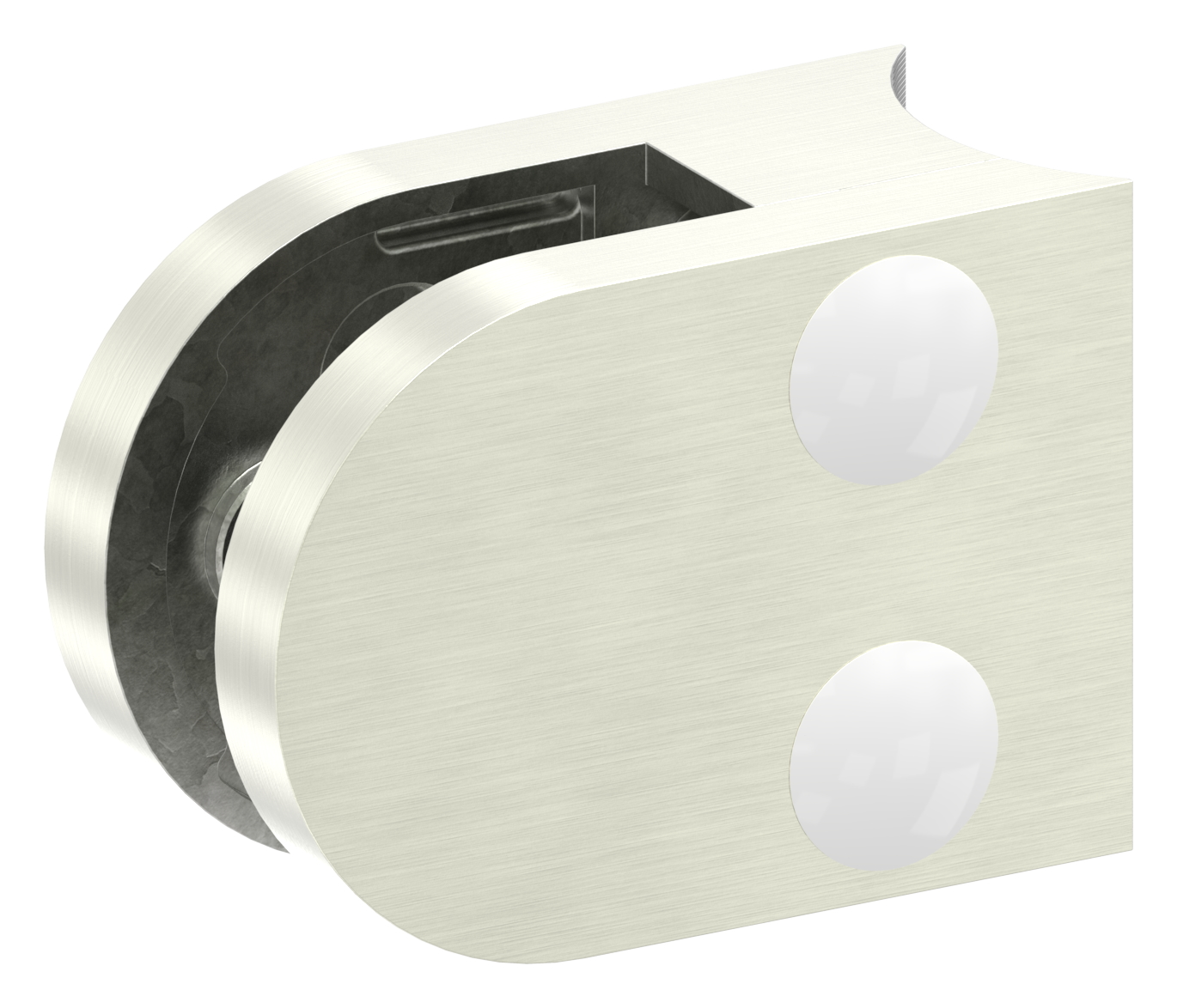 Glasklemme Mod. 30, Anschluss: 33,7mm, VA-Effekt Glasklemme Mod. 30, Anschluss: 33,7mm, VA-Effekt