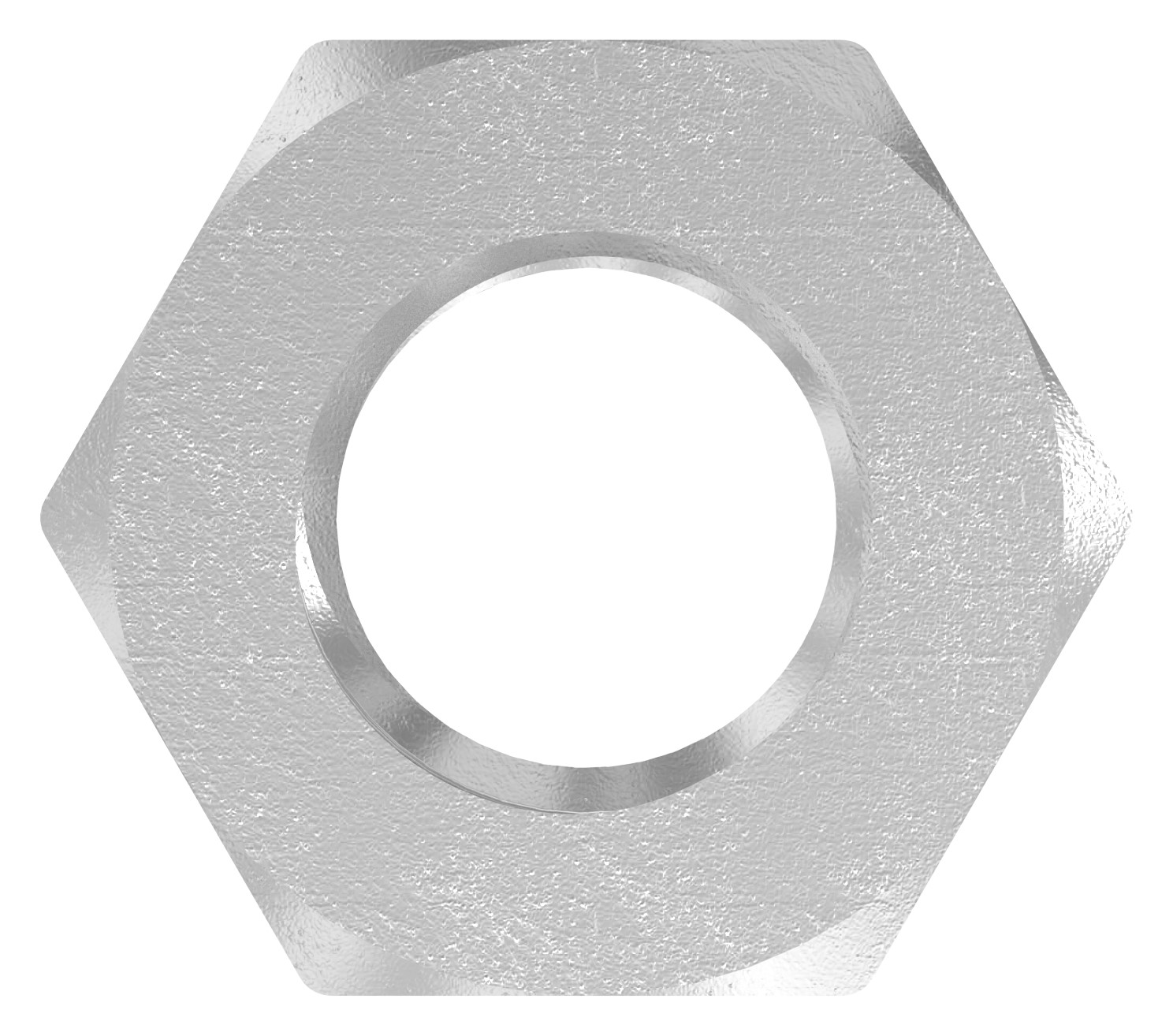 Sechskantmutter M8 mit Linksgewinde, DIN 934, V2A