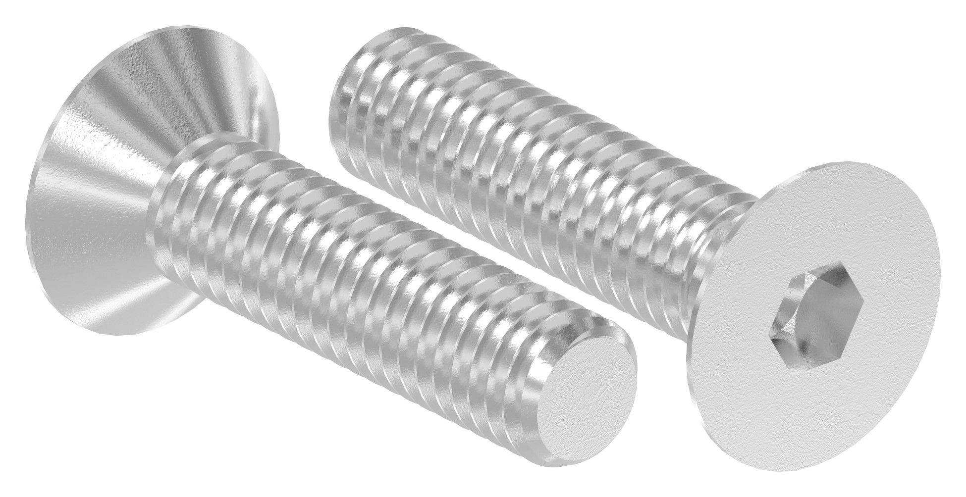 Senkkopfschraube M6x25, V2A, ISO 10642