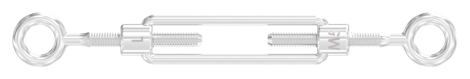 Spannschloss Öse / Öse mit Gewinde M5, V4A