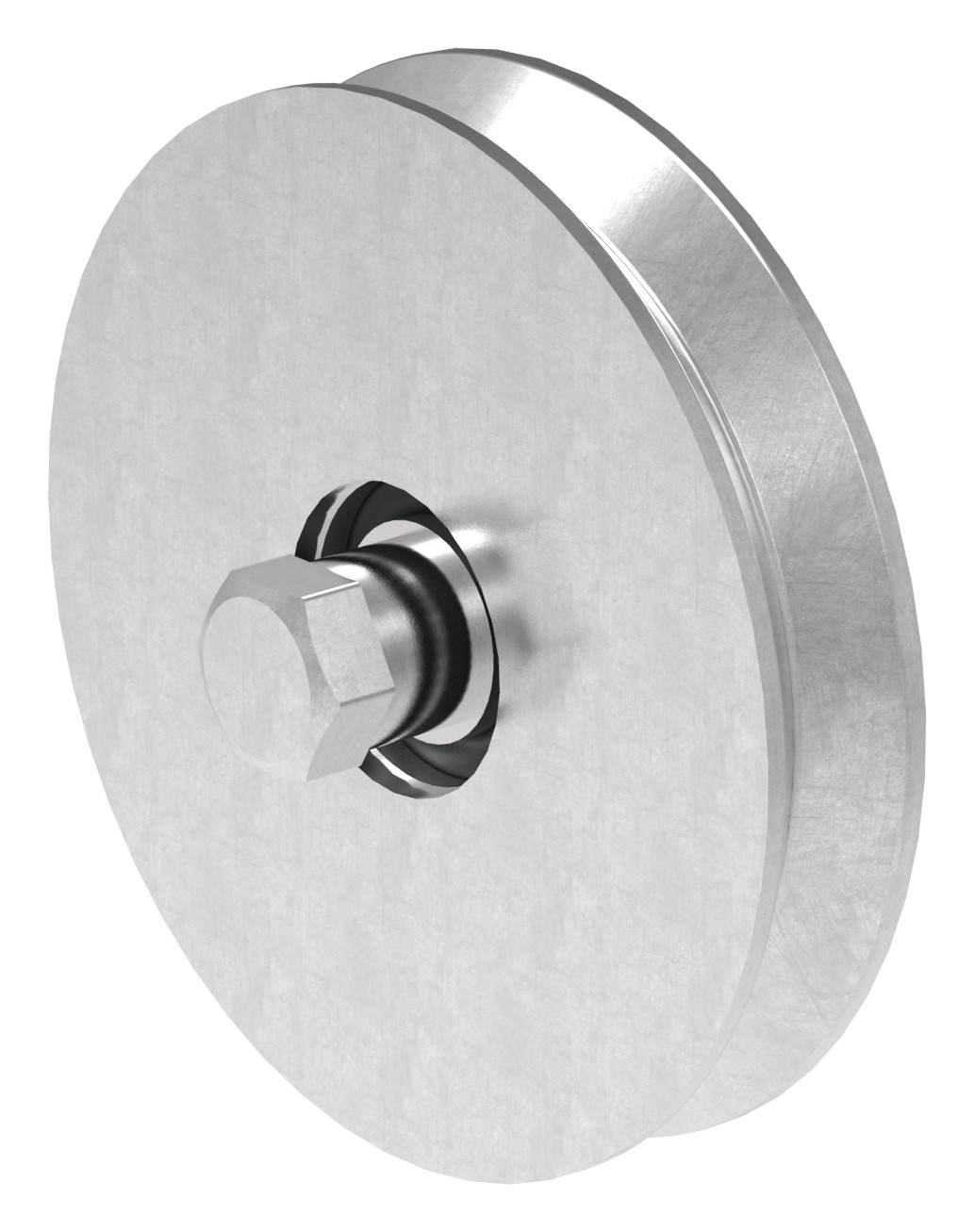 Schiebetorrolle mit V-Rille
