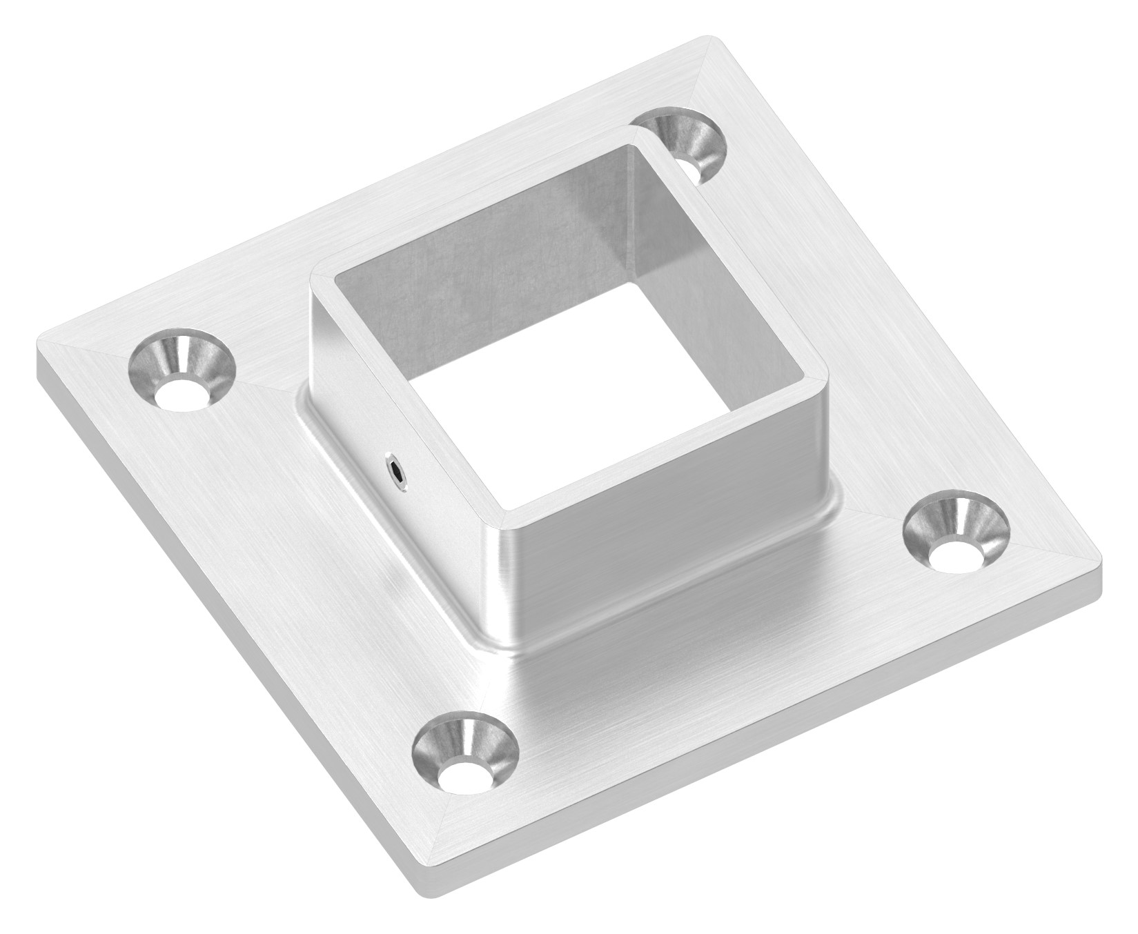 Wand- und Bodenanker, für Rohr 40x40mm, V4A