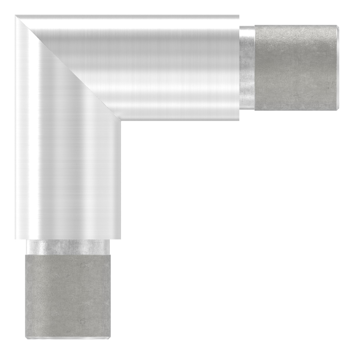 Eckstück 90°, für Rohr 21,3x2,0mm, V2A