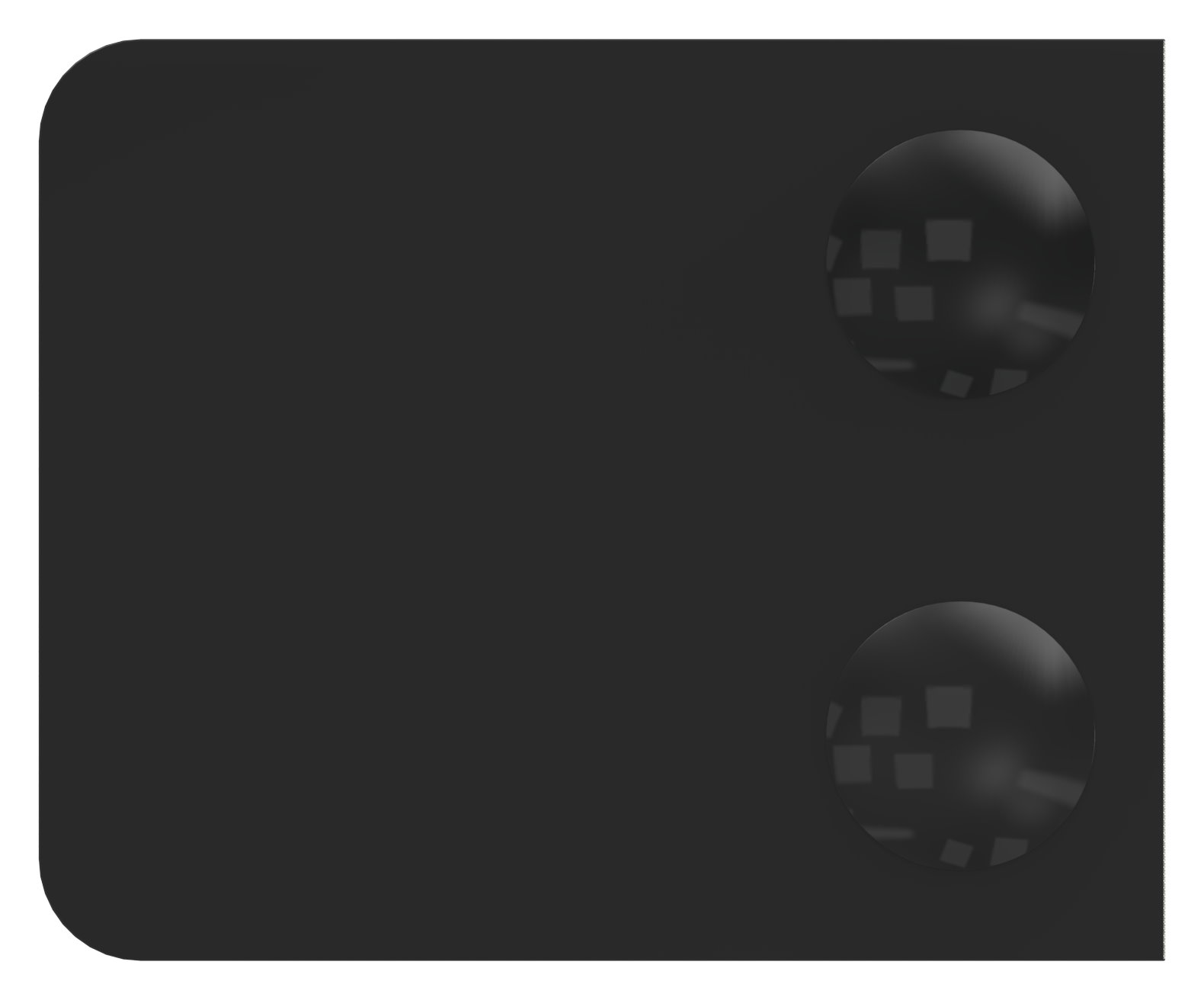 Glasklemme Mod. 36, Anschluss: gerade, in Zink roh pulverbeschichtet RAL 9005 matt