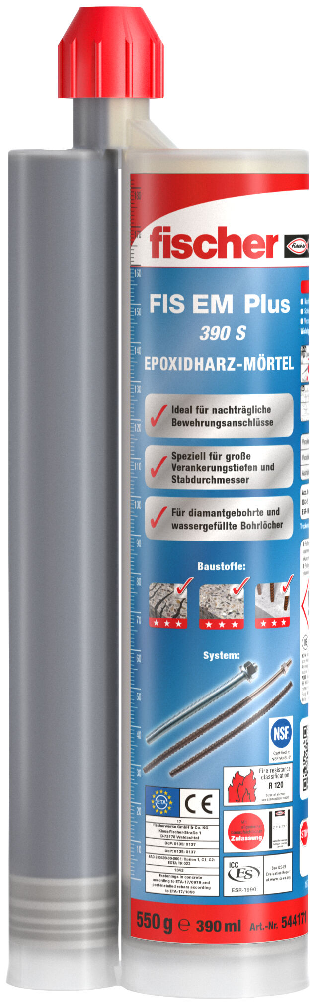 Fischer Epoxidharzmörtel FIS EM PLUS 390 S
