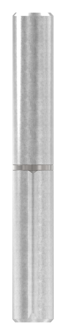 Anschweißband, L: 120mm, mit festem Stift, V2A