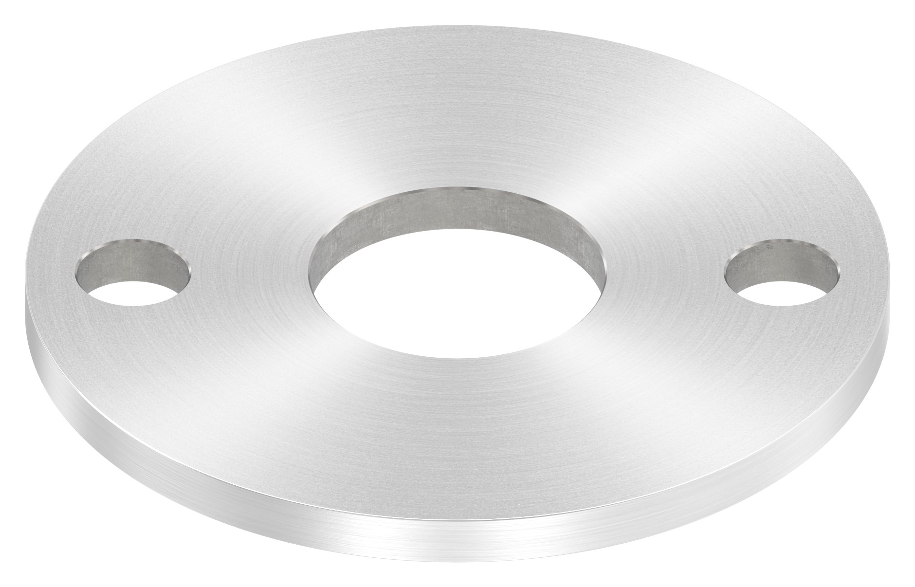 Ankerplatte Ø 100x6mm, mit Rundschliff, V2A