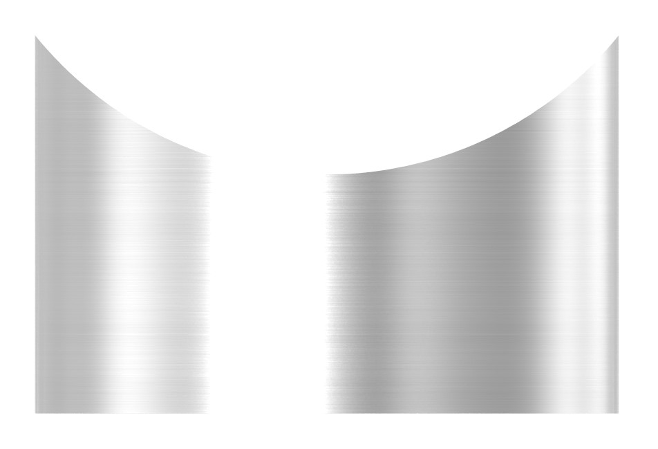 Adapterstück, Anschluss 42,4mm, V4A Adapterstück, Anschluss 42,4mm, V4A