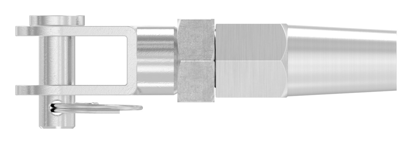 Gabelterminal zur Selbstmontage für Seil Ø 5mm, V4A