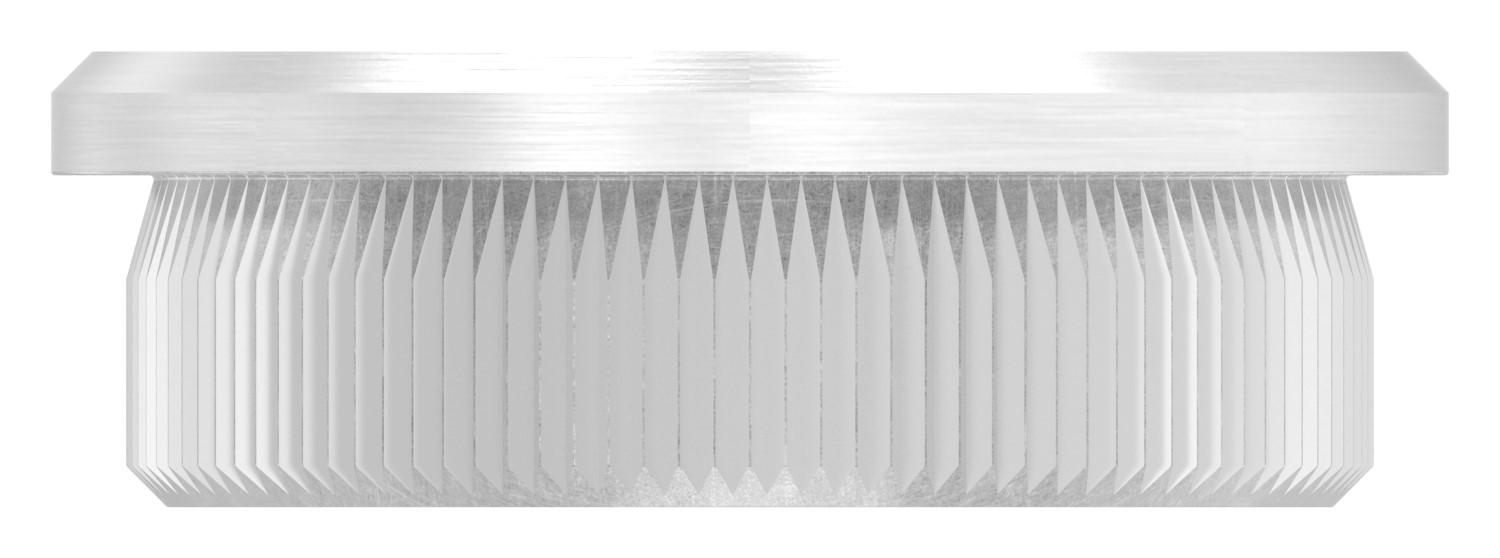 Rohrabschlussstopfen, für Rohr 33,7x2,0mm, V2A