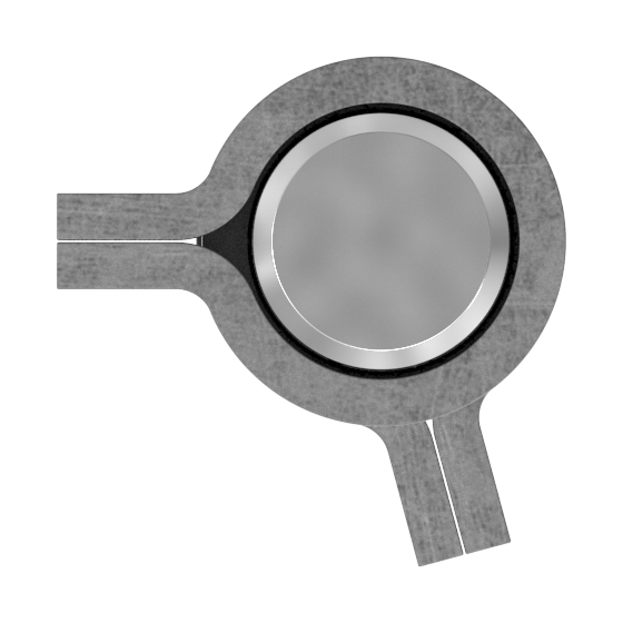 Anschweißband 2-teilig schwer