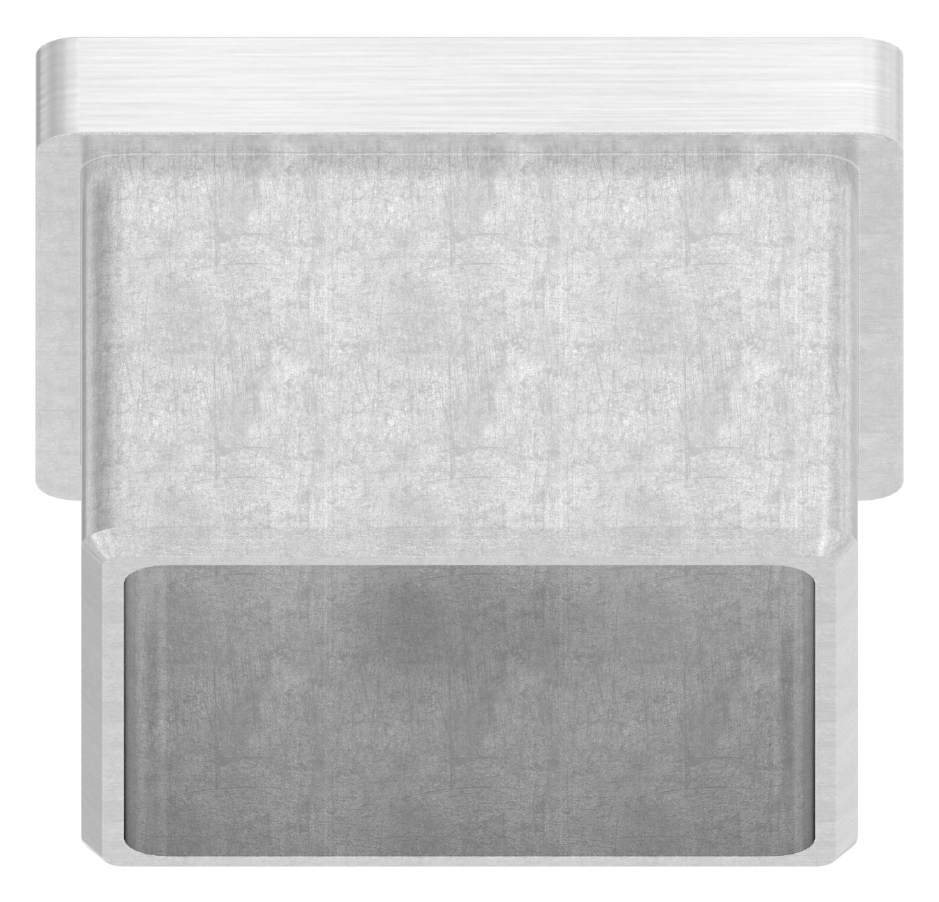 Einsteckkappe, für Rohr 40x40x2,0mm, V4A