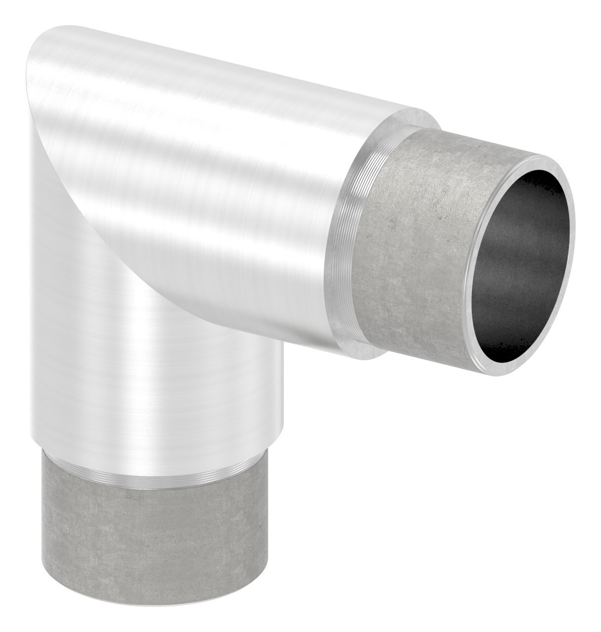 Eckstück 90°, für Rohr 33,7x2,0mm, V4A
