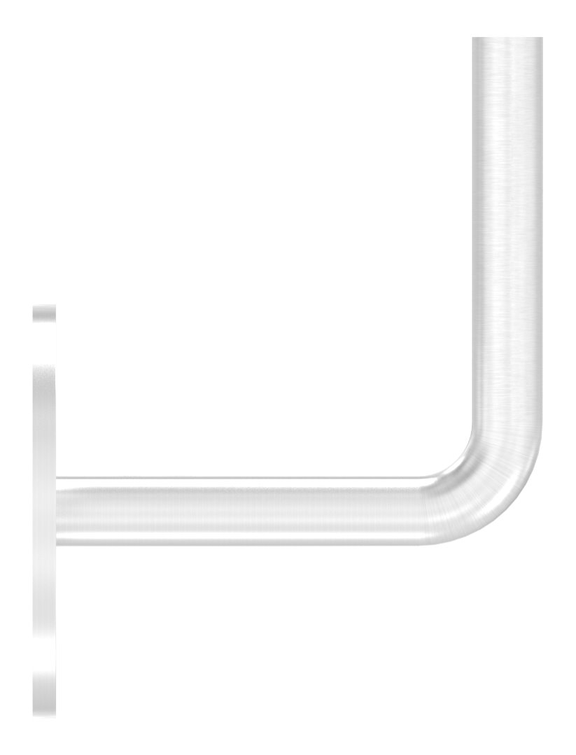 Handlaufhalter mit Innengewinde M6 (Ronde und Bügel verschweißt), V2A