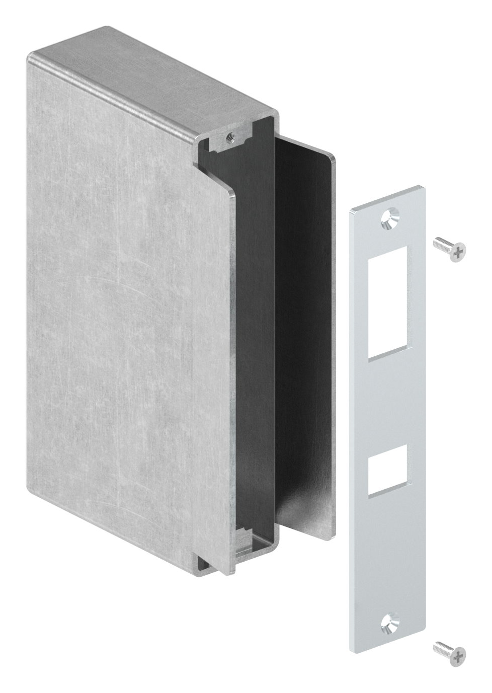 Gegenkasten für Schiebetore, Breite 40mm