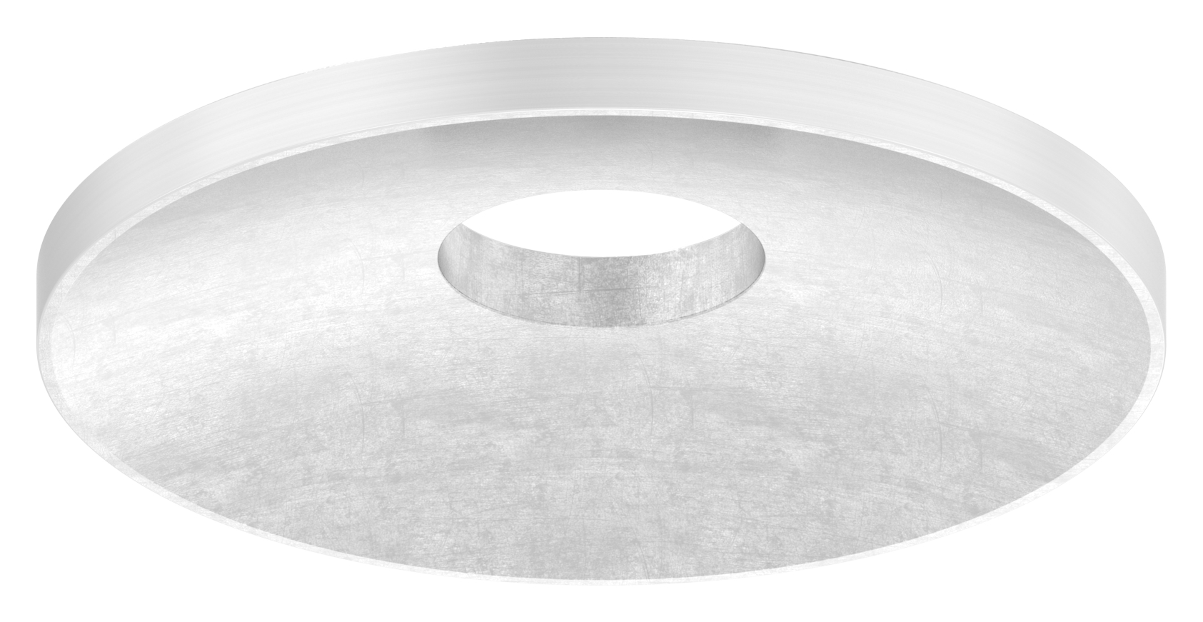 Gewölbte Schale, Ø 42,4mm, mit Bohrung 12,2mm, V2A