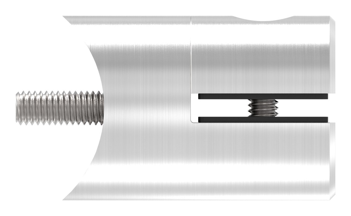Blechhalter, Ø 32mm, Anschluss: 42,4mm, V2A