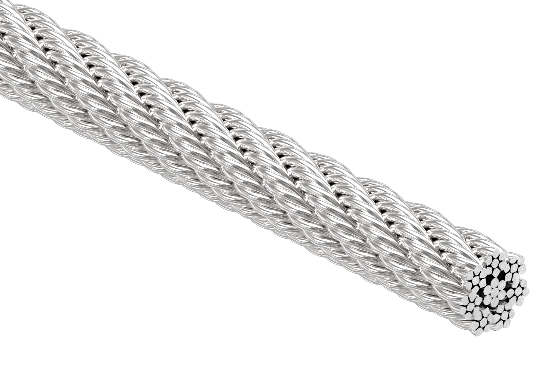 Edelstahlseil Ø 6mm, 7x7, L: 50m, V4A