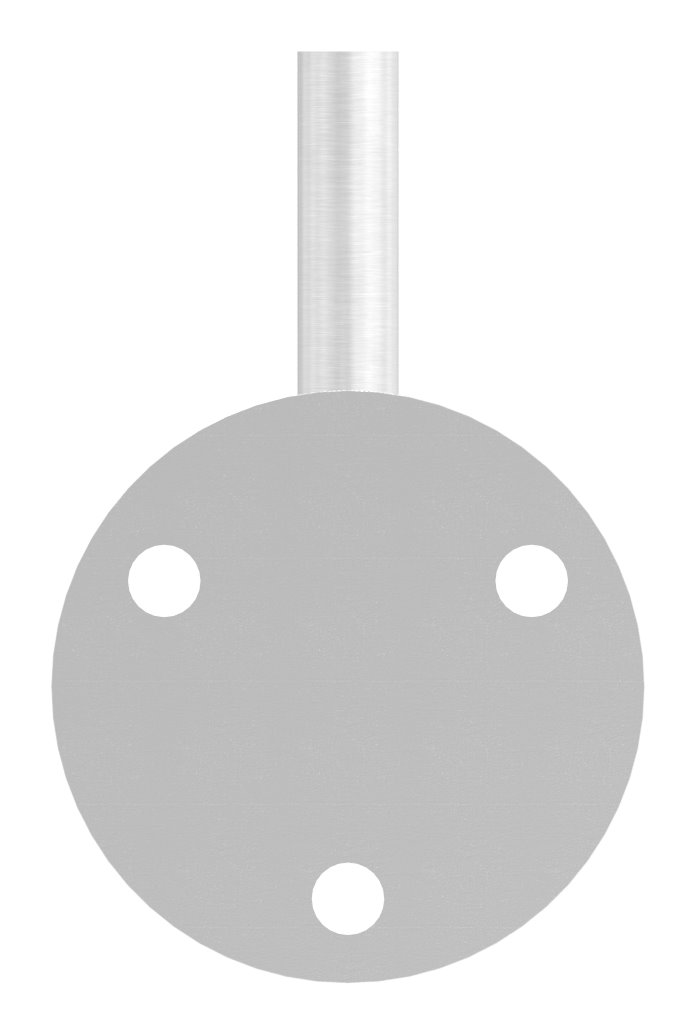 Handlaufhalter zum Anschweißen (Ronde und Bügel verschweißt), V2A