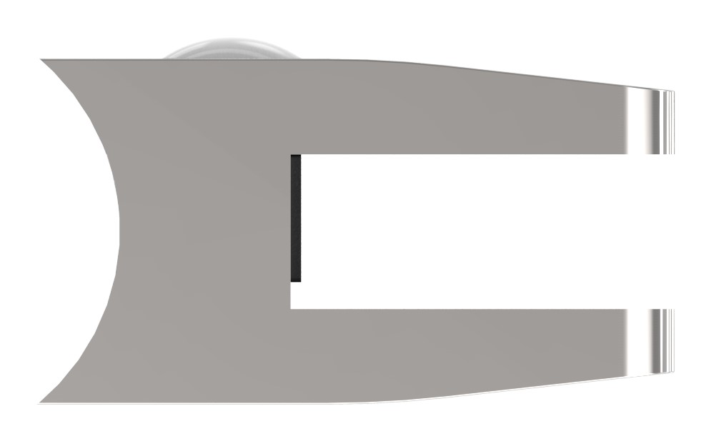 Glasklemme Mod. 34, Anschluss: 42,4mm, V4A