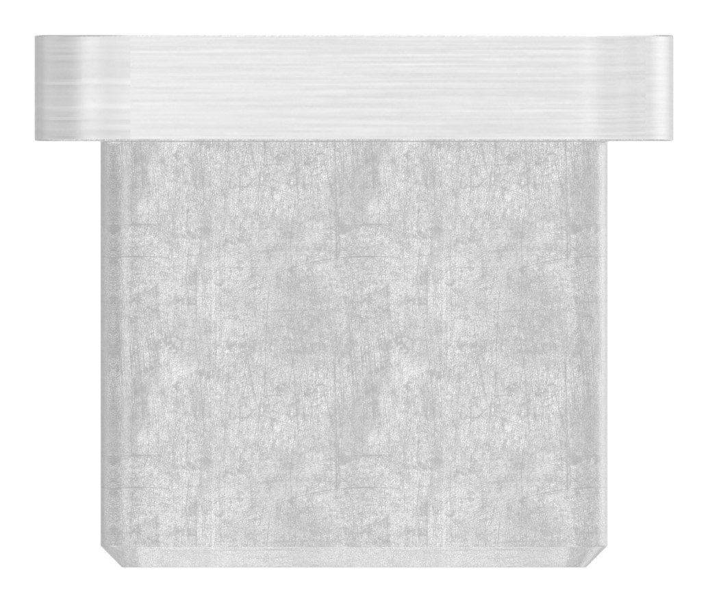Einsteckkappe, für Rohr 30x30x3,0mm, V4A